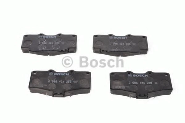 Дисковые тормозные колодки Bosch (0 986 424 268) - Фото 7 Дисковые тормозные колодки Bosch (0 986 424 268) - изображение 7