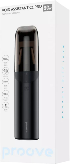 Портативний пилосос Proove Void Assistant С1 Pro 13000pa Black (599500001) - зображення 5