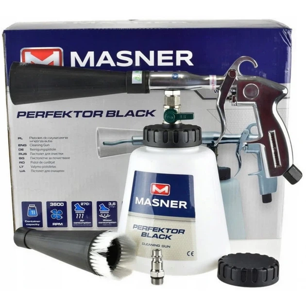 Пульверизатор-пістолет торнадор MASNER Perfector Black пневматичний (M451) - зображення 3