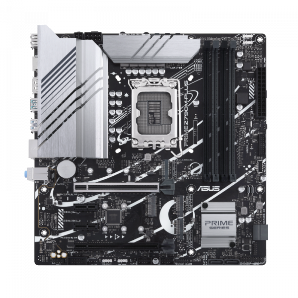 Материнська плата Asus Prime z790m-plus (Intel z790, Socket 1700, ddr5) - Фото 2 Материнська плата Asus Prime z790m-plus (Intel z790, Socket 1700, ddr5) - зображення 2