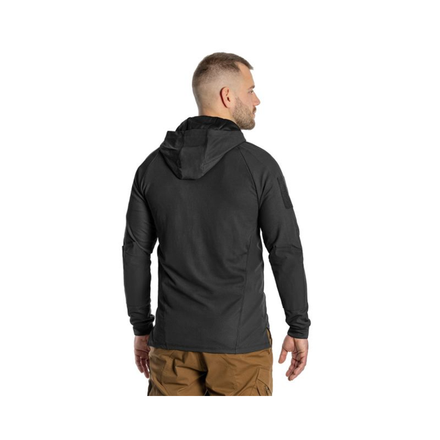 Кофта тактична Helikon-Tex RANGE HOODIE - TopCool, чорний, розмір XL - изображение 2