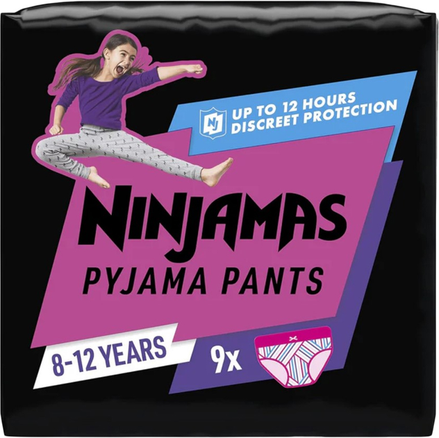 Підгузки - трусики Pampers Ninjamas Girl 8-12 років (27-43 кг) 5 x 9 шт (8006540630648/5) - зображення 2