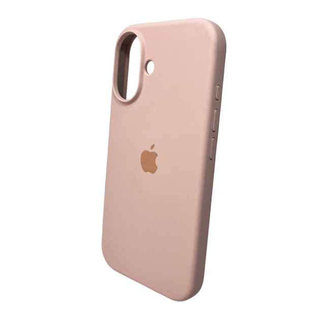 Защитный чехол-накладка Silicone Full Case AA Open Cam для Apple iPhone 16 Pink Sand (FullOpenAAi16-15) - изображение 3