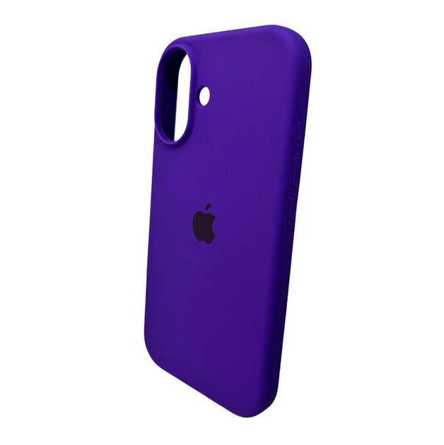 Защитный чехол-накладка Silicone Full Case AA Open Cam для Apple iPhone 16 Amethist (FullOpeAAi16-54) - изображение 3