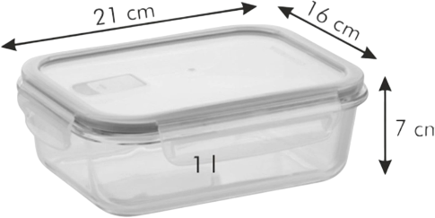 Контейнер Tescoma Freshbox Glass 1.0 л (892172) - изображение 3