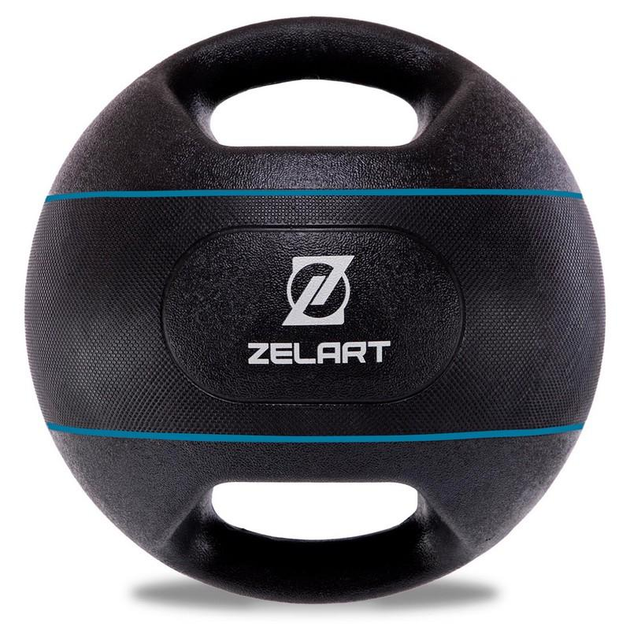 Медбол мяч медицинский двуручный с хватами Zelart TA-7827-3 вес-3кг d ...