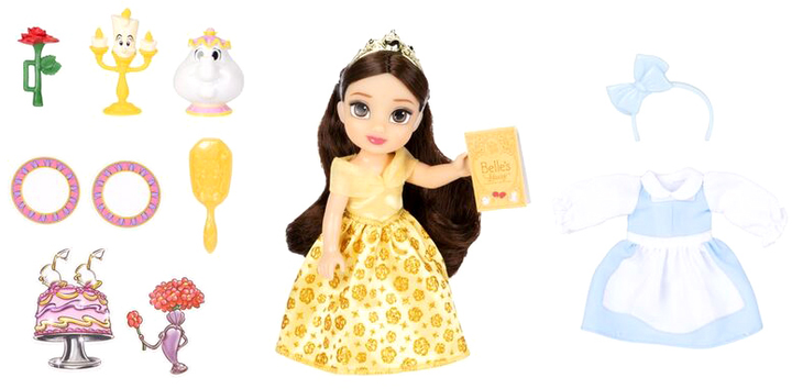 Lalka z akcesoriami Jakks Pacific Disney Beauty and the Beast Belle 15 cm (0192995233812) - obraz 3