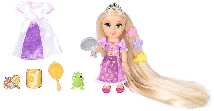 Lalka z akcesoriami Jakks Pacific Disney Rapunzel 15 cm (0192995233799) - obraz 2