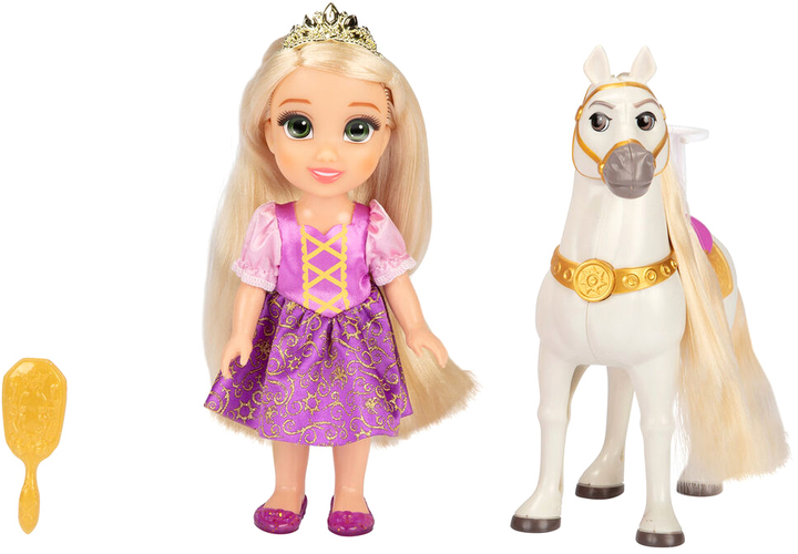 Lalka z akcesoriami Jakks Pacific Disney Tangled Rapunzel & Maximus 15 cm (0192995221581) - obraz 2