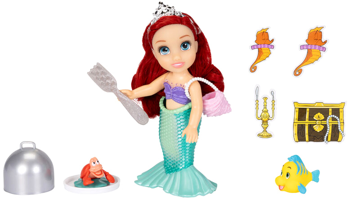 Lalka z akcesoriami Jakks Pacific Disney The Little Mermaid Land and Sea Arielka 15 cm (0192995233805) - obraz 4