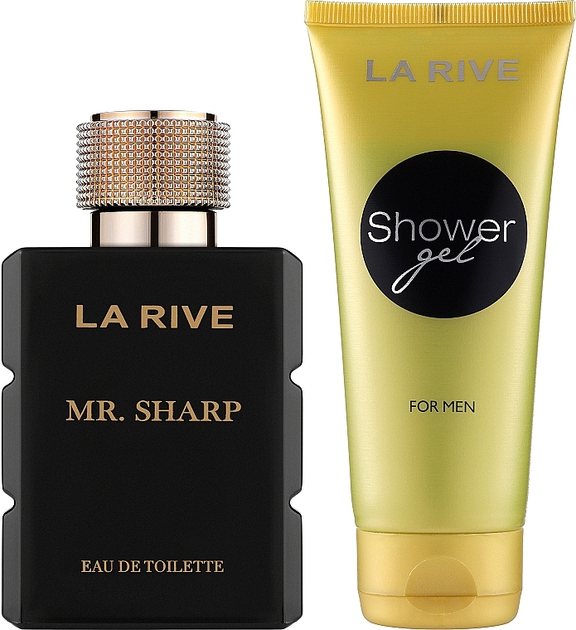 Zestaw męski La Rive Mr. Sharp Woda toaletowa 100 ml + Żel pod prysznic 100 ml (5903719641784) - obraz 2