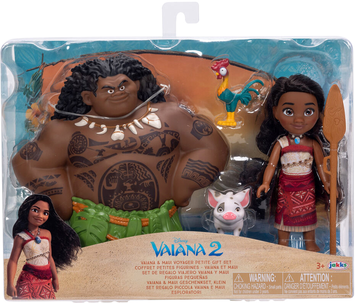 Zestaw lalek Jakks Pacific Disney Vaiana Moana 2 Vaiana & Maui (192995237551) - obraz 1