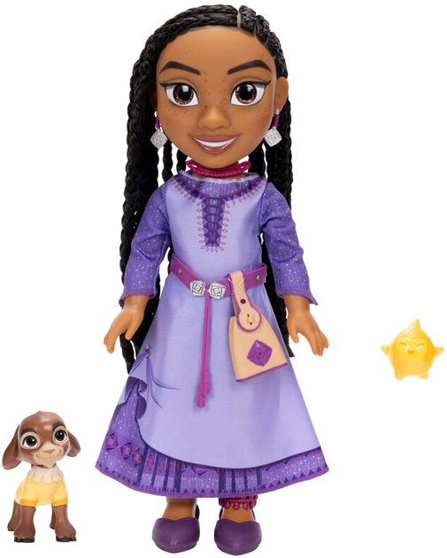 Lalka z akcesoriami Jakks Pacific Disney Wish Asha śpiewająca 38 cm (0192995229983) - obraz 2