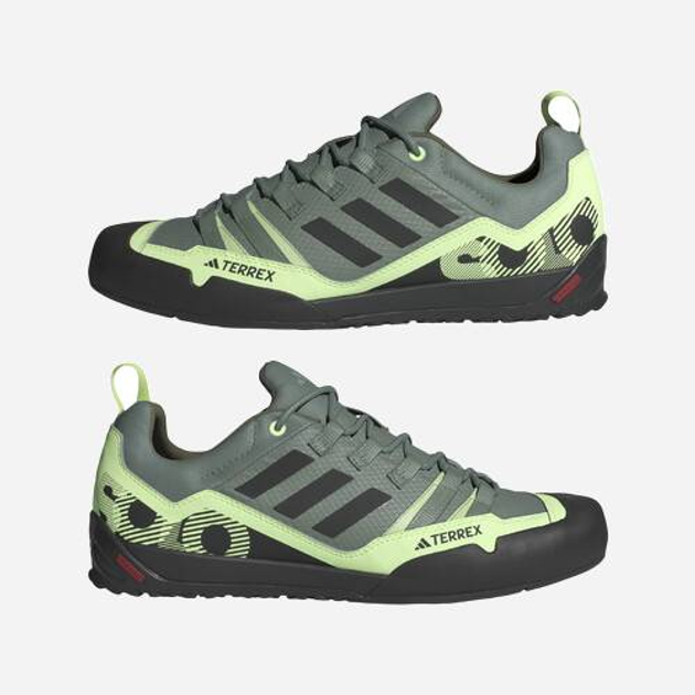 Buty sportowe trekkingowe męskie adidas Terrex Swift Solo 2 IE8052 42.5 Zielony/Czarny (4066763514402) - obraz 2