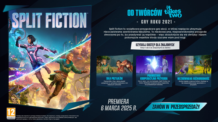 Гра PS5 Split Fiction (диск Blu-ray) (5030949125385) - зображення 4