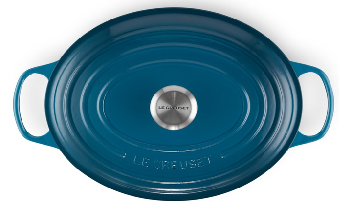 Кастрюля жаростойкая Le Creuset Signature бирюзовая 31 см (0024147294177) - изображение 3