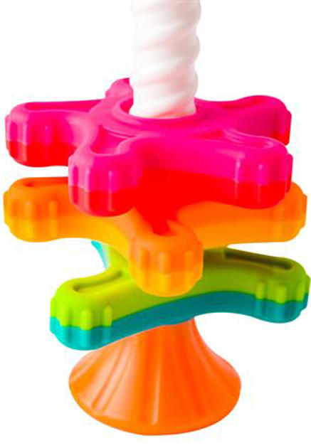 Пірамідка-спінер Fat Brain Toys MiniSpinny (0811802021236) - зображення 3