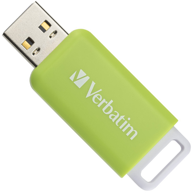 Pendrive Verbatim DataBar 32GB USB 2.0 Green (49454) - obraz 2