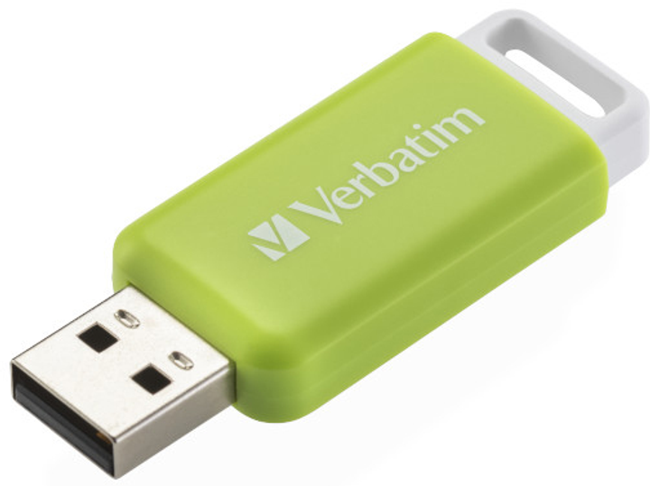 Флеш пам'ять USB Verbatim DataBar 32GB USB 2.0 Green (49454) - зображення 4