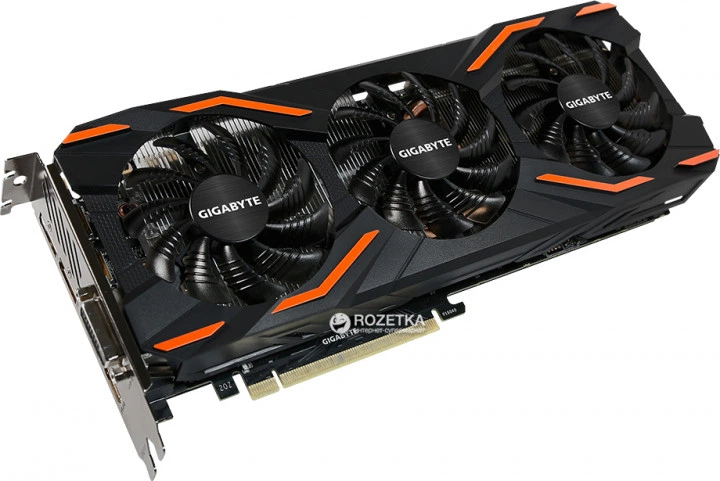 Видеокарта Gigabyte PCI-Ex GeForce GTX 1080 Windforce OC 8GB
