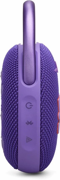 Портативна акустика JBL Clip 5 Purple (JBLCLIP5PUR) - Фото 4 Портативна акустика JBL Clip 5 Purple (JBLCLIP5PUR) - зображення 4