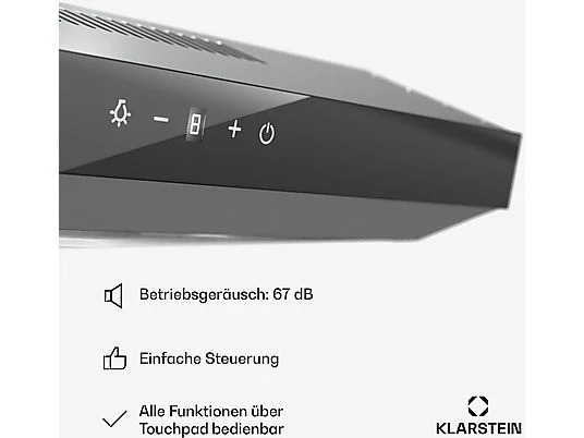 Кухонная вытяжка Klarstein Contempo Neo 60 Серый Б/У - изображение 4