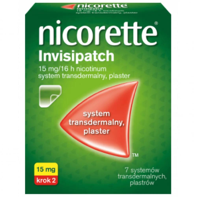 Нікотиновий пластирь, Nicorette, 15 мг/7 шт - зображення 1