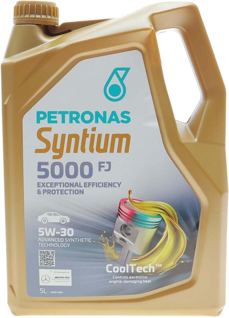 Photos - Engine Oil Syntium Моторна олива Petronas  5000 FJ 5W-30 Jaguar Land Rover STJLR.03.5005/Ford WSS-M2C934-B 5 л  (70542M12EU)