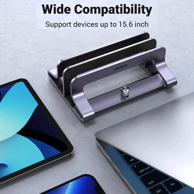 Подставка для ноутбука UGREEN LP258 Vertical Laptop Stand (Dual-slot) (60643) - изображение 6