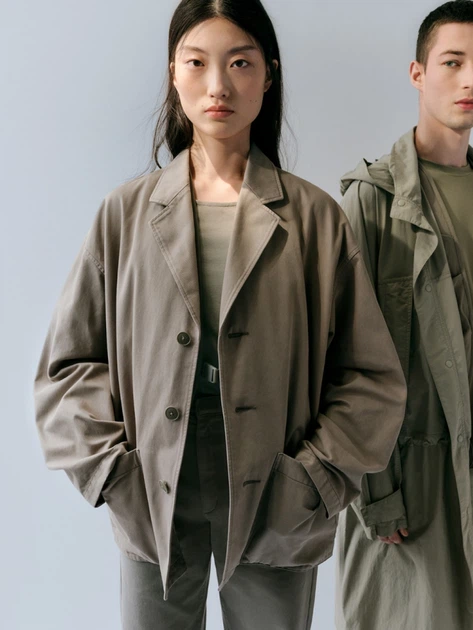 Куртка демисезонная женская Uniqlo 532741440 L Серая (1159820867) - изображение 5