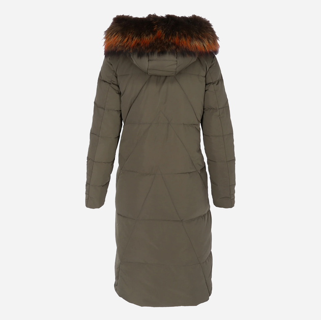 Kurtka puchowa damska długa PERSO BLH919029FX 2XL Khaki (5905080208429) - obraz 5