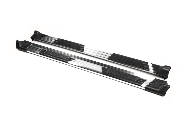 Бокові пороги OEM (2 шт, алюміній) для Honda CRV 2001-2006 років bkt-b150053 - изображение 1