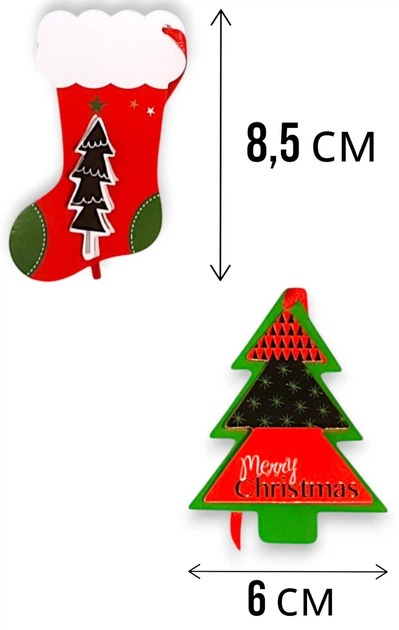 Бирки для подарунків Centrum Christmas 809501 Паперові Об'ємні 8.5х5 см 12 шт (2000998484187) - Фото 5 Бирки для подарунків Centrum Christmas 809501 Паперові Об'ємні 8.5х5 см 12 шт (2000998484187) - зображення 5