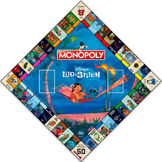 Настільна гра Winning Moves Monopoly UK: Disney Lilo and Stitch WM02869-EN1-6 (5036905048699) - зображення 3