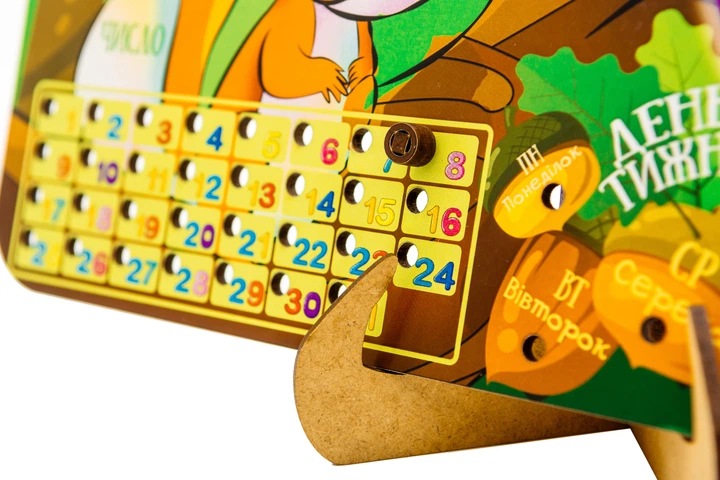 Пізнавальний дитячий календарик PuzzleOK для дітей від 4 років (Арт-14470) - Фото 2 Пізнавальний дитячий календарик PuzzleOK для дітей від 4 років (Арт-14470) - зображення 2