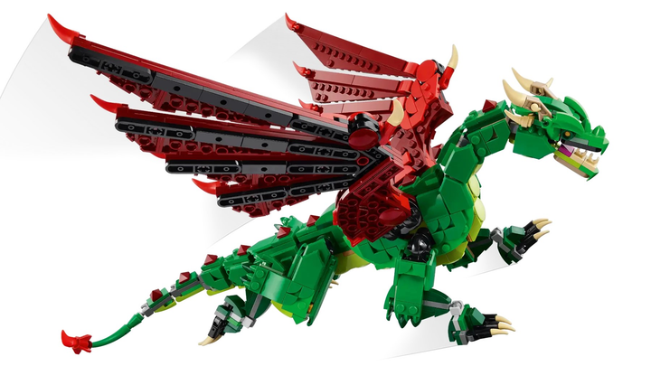 Zestaw klocków LEGO Creator 3 w 1 Średniowieczny smok 715 elementów (31161) - obraz 4