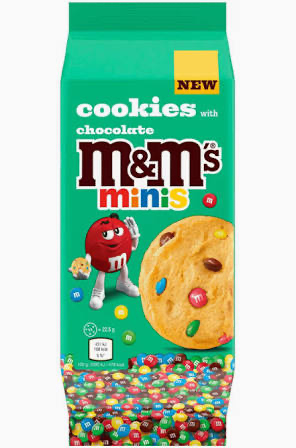 Печиво M&M's Minis Cookies 180 г – ROZETKA. Купити Печиво M&M's