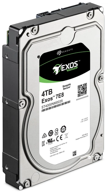 Жесткий диск Seagate Exos 7E8 512N 4TB 7200rpm 128MB ST4000NM0035 3.5" SATA III - изображение 3