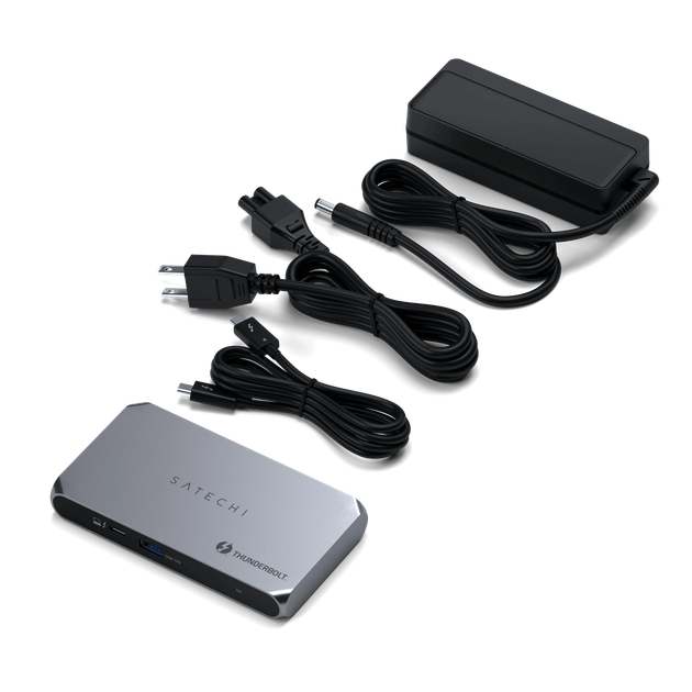 Концентратор Satechi Thunderbolt 4 Slim Pro Space Gray (ST-HT4SHM-EU) - изображение 5