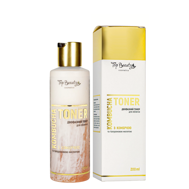 Тонер для обличчя з комбучею Top Beauty Kombucha двофазний зволожуючий, 200 мл - зображення 9