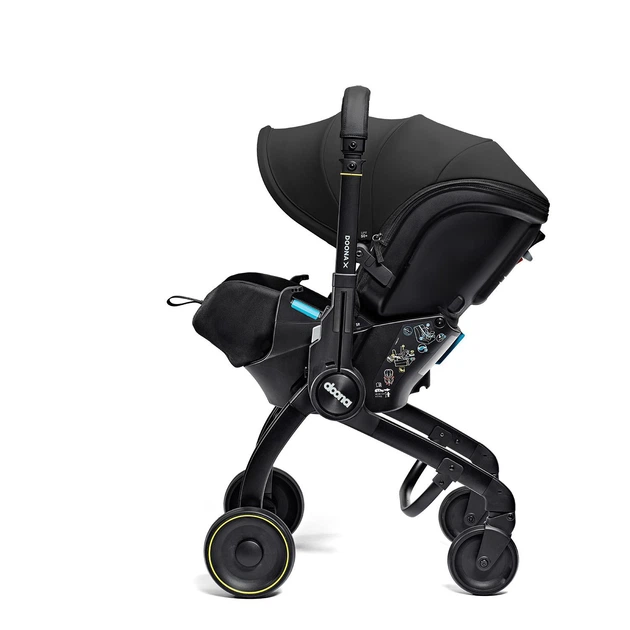 Автокрісло-коляска Doona X Infant Car Seat гр. 0+ 0-13 кг Nitro Black, SP450-20-033-015 - зображення 7
