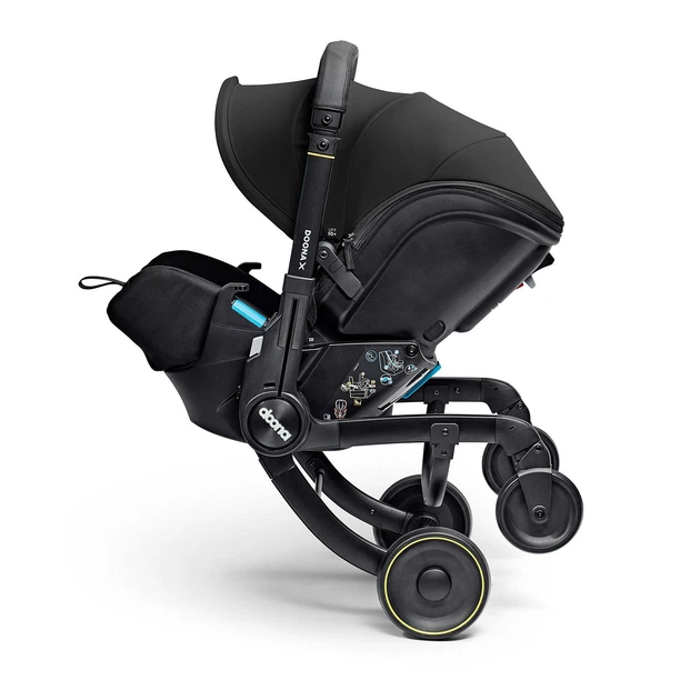 Автокрісло-коляска Doona X Infant Car Seat гр. 0+ 0-13 кг Nitro Black, SP450-20-033-015 - зображення 12
