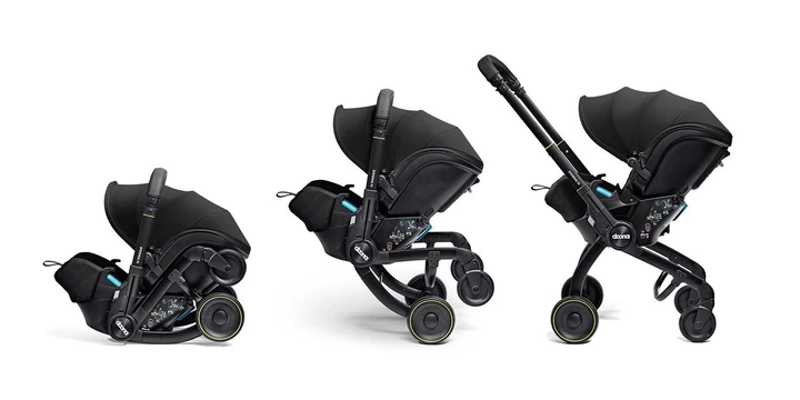 Автокрісло-коляска Doona X Infant Car Seat гр. 0+ 0-13 кг Nitro Black, SP450-20-033-015 - зображення 14
