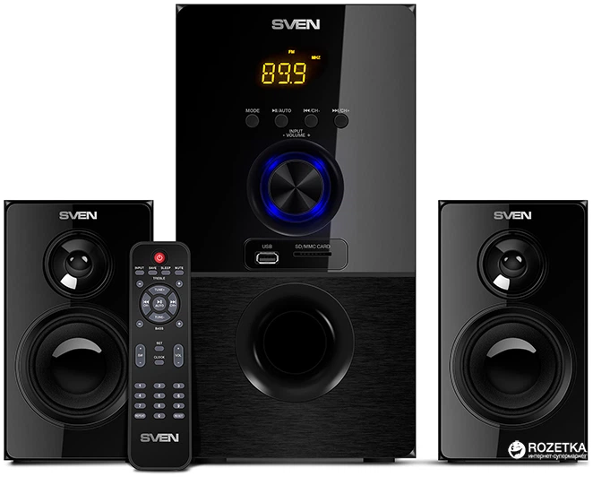 System dźwiękowy Sven MS-2050 Black (SV-013233) - obraz 2