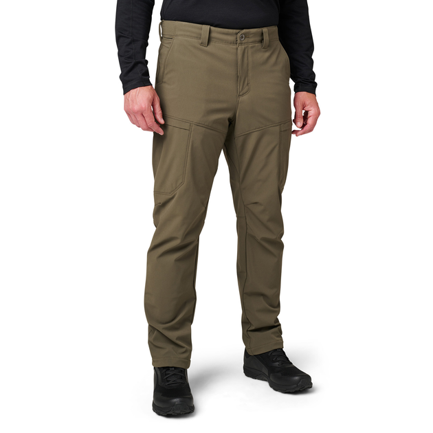 Штани вологозахисні 5.11 Tactical Apex Softshell Pants RANGER GREEN W36/L32 (48252-186) - зображення 1