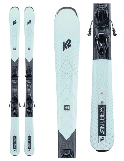 Лижі гірські комплект K2 ANTHEM 75 W+ERP 10 QKCLK 142см White/grey (10E0408.273.1+10E1015.173.1) - изображение 2