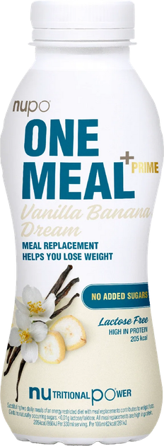 Shake Nupo One Meal+Prime Vanilla Banana Dream 12 x 330 ml (5715667290002) - obraz 2