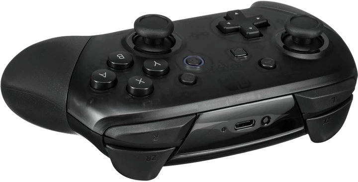 Беспроводной джойстик, геймпад Nintendo Switch Pro Black - изображение 4