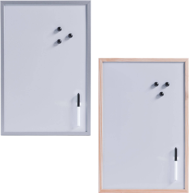 Tablica magnetyczna Zeller z pisakiem biała 40 x 60 cm (4003368111216) - obraz 3