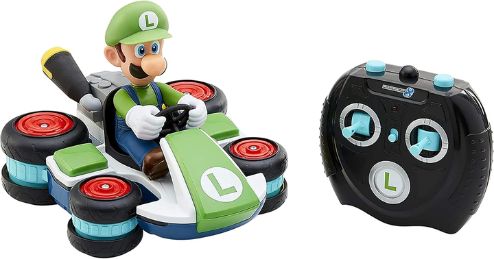 Машинка на радіокеруванні Jakks Pacific Nintendo Mario Kart 8 Luigi Mini RC Racer (0039897089881) - зображення 2